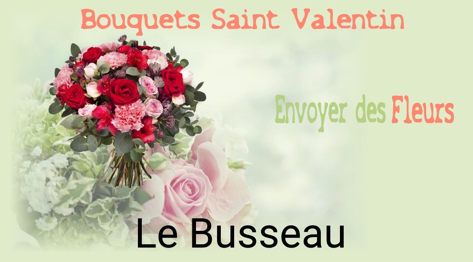 Roses de Saint-Valentin livrées à Le Busseau